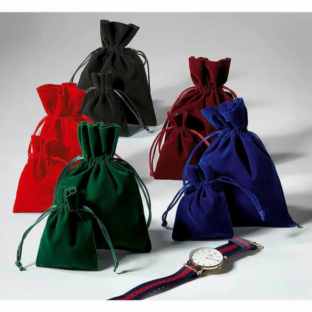 Sachet En Velours Roi, 10 Cm, 30 Pces-DecoWoerner Discount