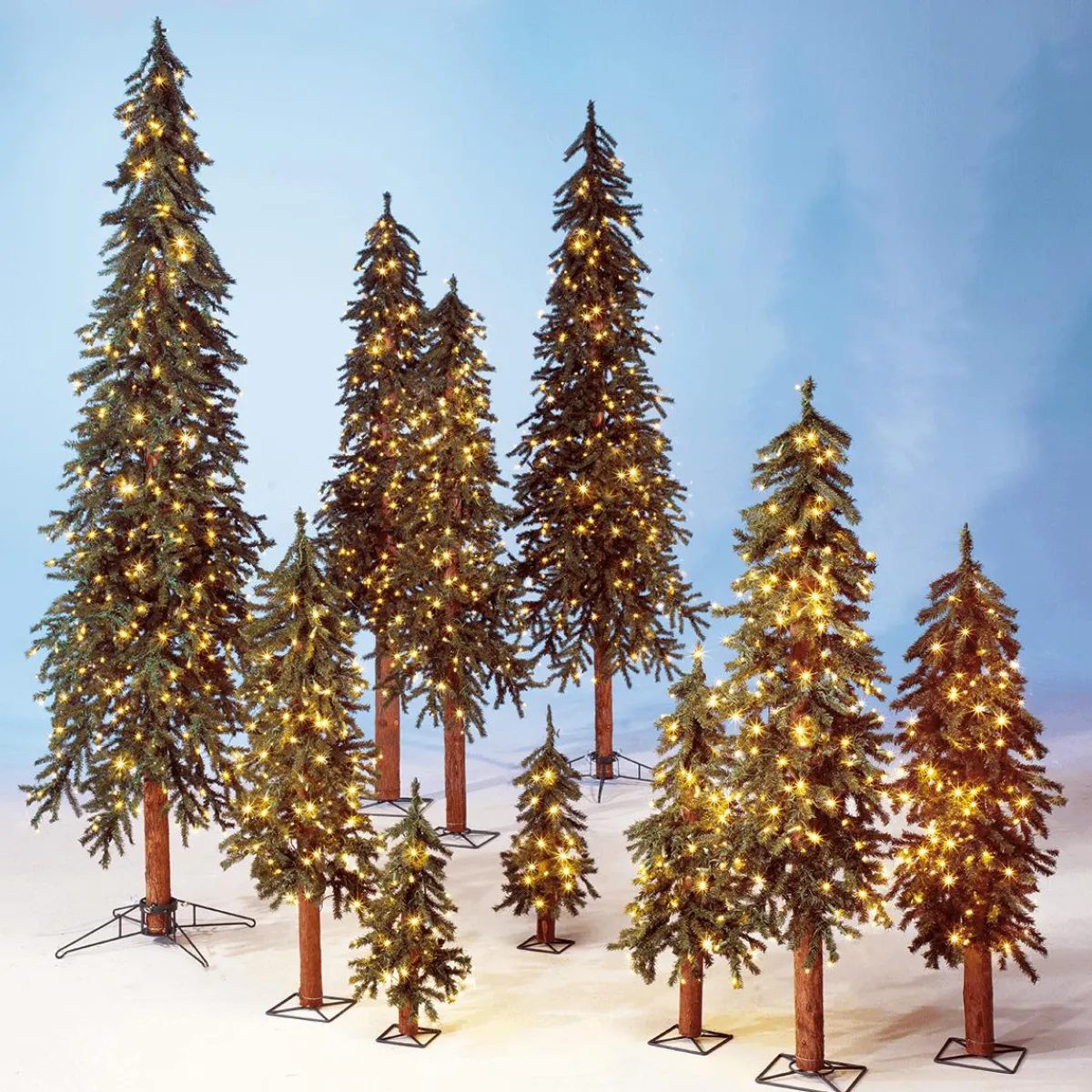 Sapin Artificiel Alpine Avec LED 60 Cm-DecoWoerner Online