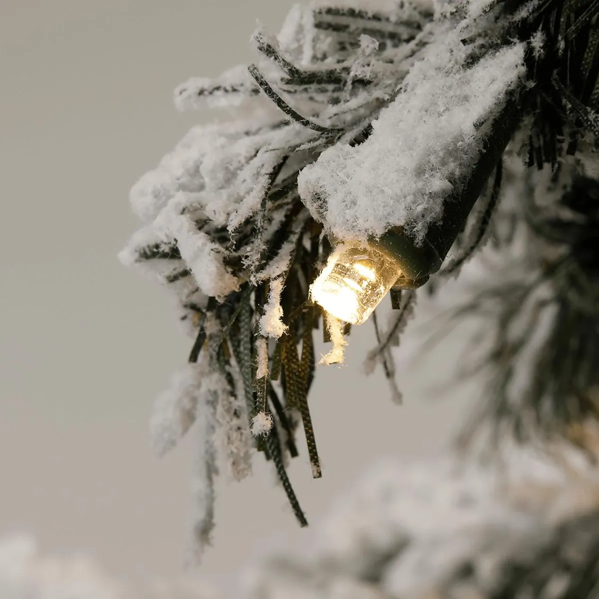 Sapin Artificiel Enneigé Sapin Des Alpes Avec LED 60 Cm-DecoWoerner Outlet