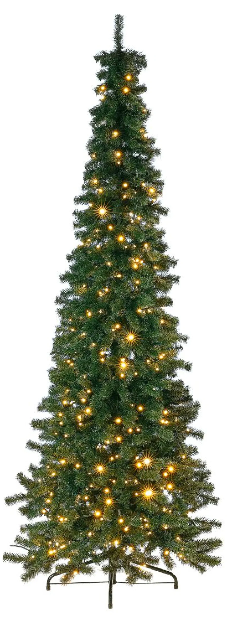 Sapin Artificiel étroit Avec LED 210 Cm-DecoWoerner Online