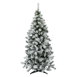Sapin Artificiel étroit Et Enneigé De 180 Cm-DecoWoerner New