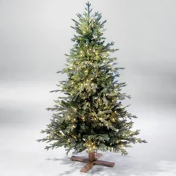 Sapin De Noël Artificiel Douglas Avec LED 210 Cm-DecoWoerner Hot
