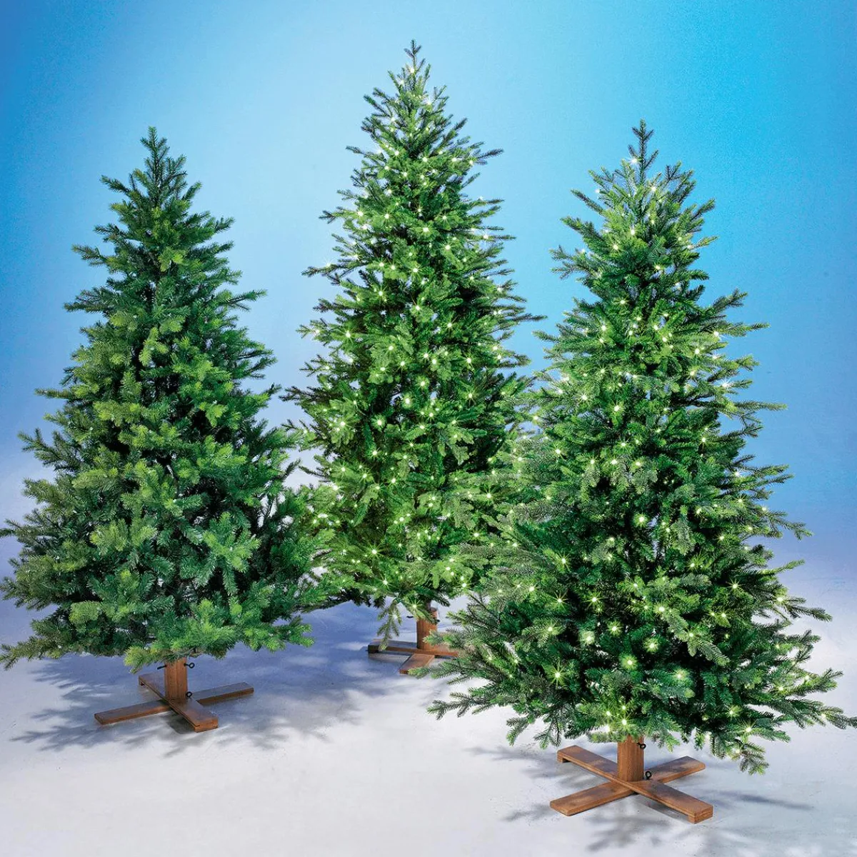 Sapin De Noël Artificiel Douglas Avec LED 210 Cm-DecoWoerner Hot
