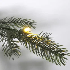 Sapin De Noël Artificiel Nordmann Avec LED 180 Cm-DecoWoerner Outlet