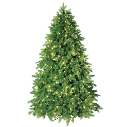 Sapin De Noël Artificiel Nordmann Avec LED 180 Cm-DecoWoerner Outlet