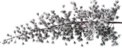 Sapin De Noël Artificiel Suspendu Pin Avec Aiguilles Givrées Et LED 300 Cm-DecoWoerner