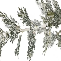 Sapin De Noël Artificiel Suspendu Cèdre Avec Aiguilles Givrées 400 Cm-DecoWoerner Clearance