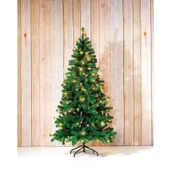 Sapin De Noël Artificiel étroit Avec LED 180 Cm-DecoWoerner New