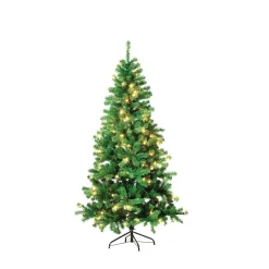 Sapin De Noël Artificiel étroit Avec LED 210 Cm-DecoWoerner Discount