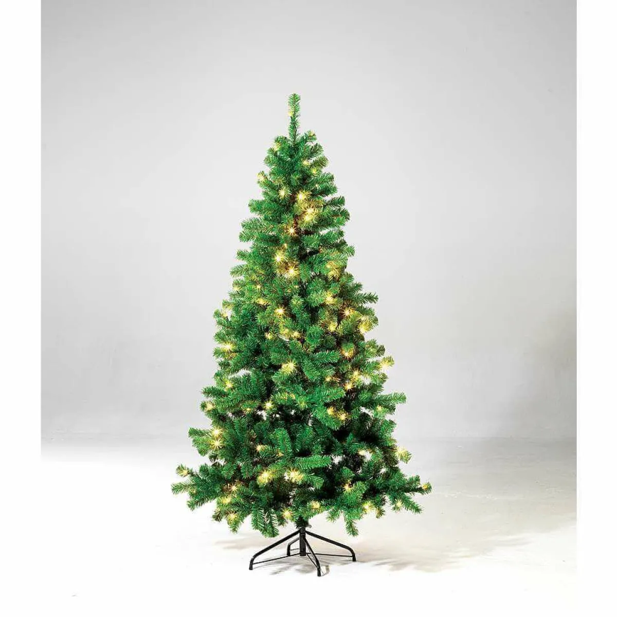 Sapin De Noël Artificiel étroit Avec LED 240 Cm-DecoWoerner Online
