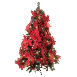 Sapin De Noël Avec LED, Haut. 150 Cm-DecoWoerner New