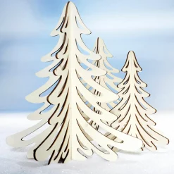Sapin En Bois, 83 Cm De Haut-DecoWoerner Outlet