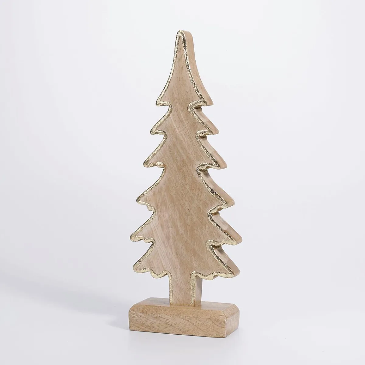 Sapin En Bois De Manguier 30 X 12 X 5 Cm-DecoWoerner New
