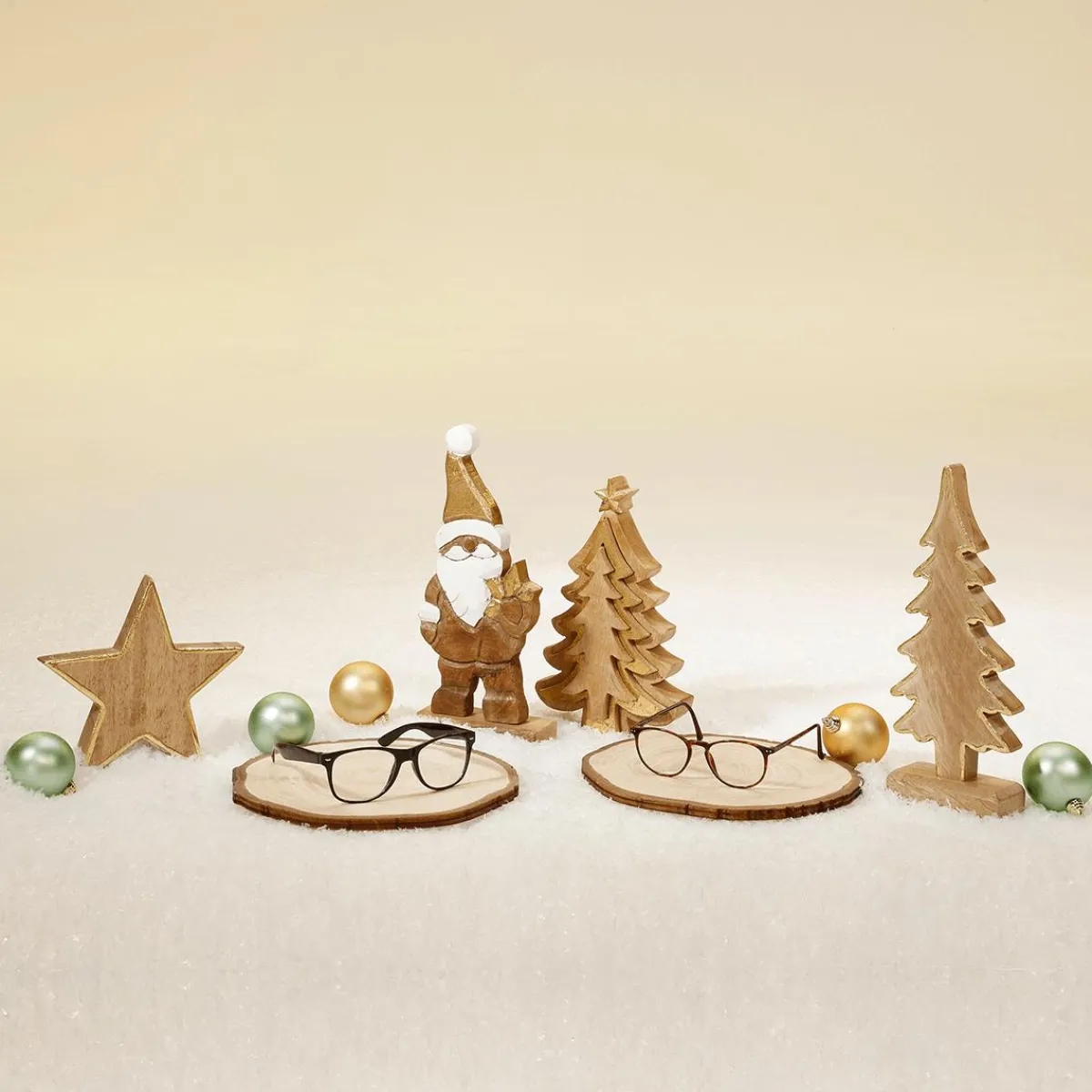 Sapin En Bois De Manguier 30 X 12 X 5 Cm-DecoWoerner New
