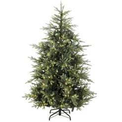 Sapin Rouge Artificiel Avec LED 210 Cm-DecoWoerner Best