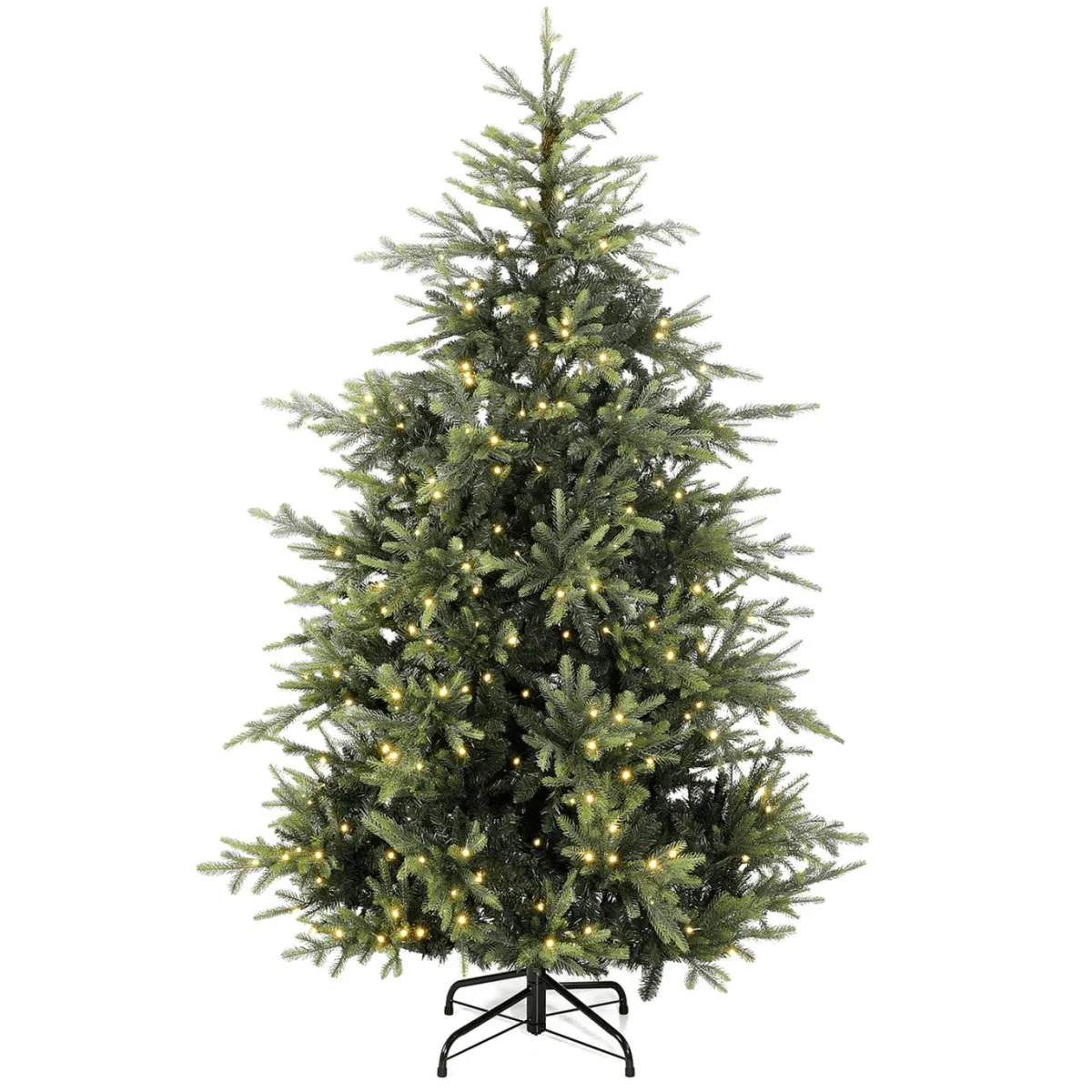 Sapin Rouge Artificiel Avec LED 210 Cm-DecoWoerner Best