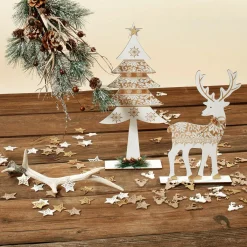 Saupoudrage étoiles En Bois 72 Pièces 4 Cm-DecoWoerner Outlet