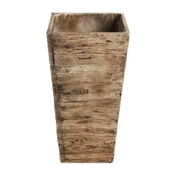 Set De Bacs à Plantes En Fibre De Verre , Imitation Bois 50, 65, 75 Cm De Haut-DecoWoerner Online