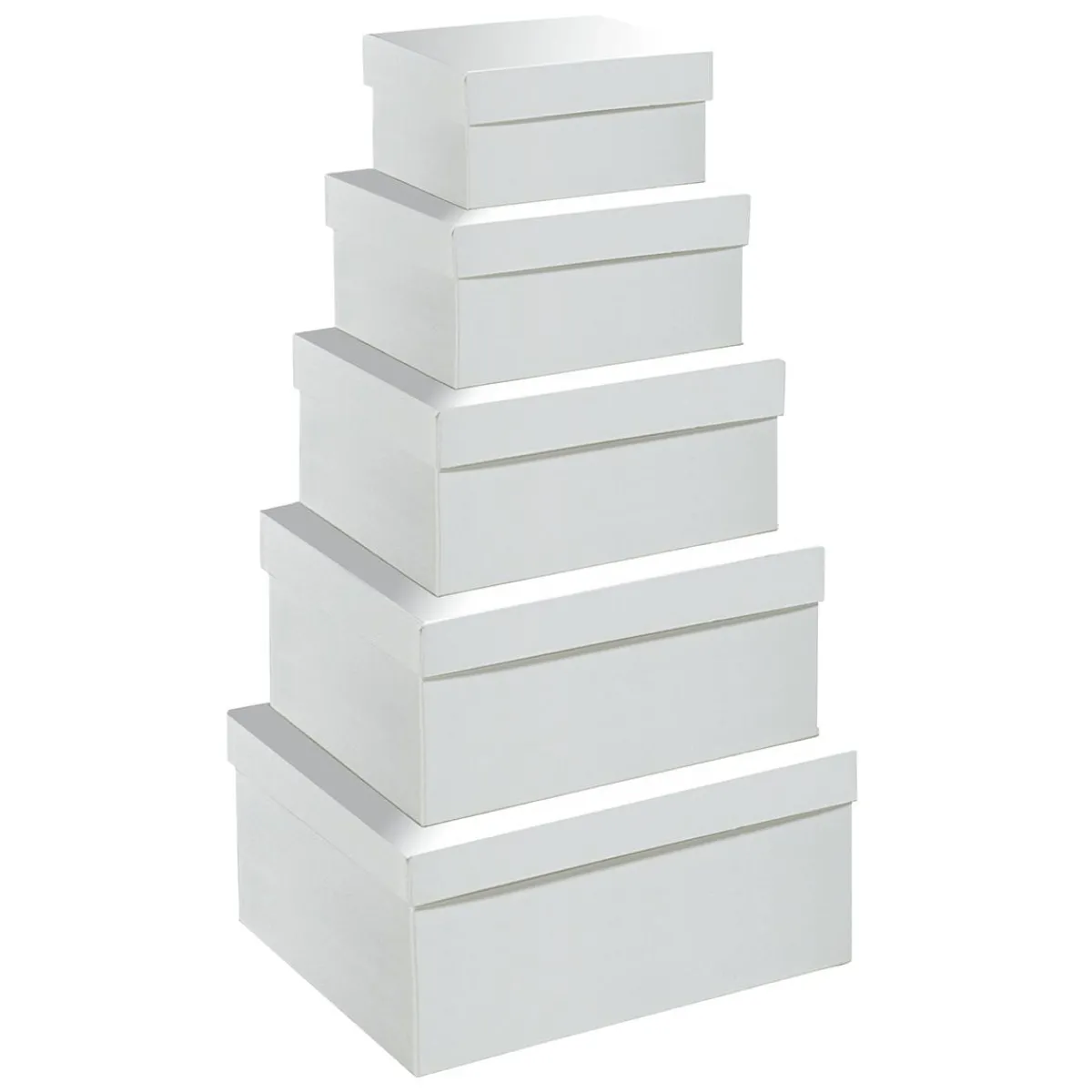 Set De Boîtes Cadeau Avec Couvercle Métallisé 5 Pièces-DecoWoerner Online