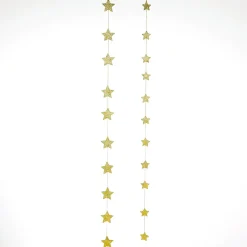 Set De Guirlandes D'étoiles 2D, Or, 2pcs.-DecoWoerner Outlet
