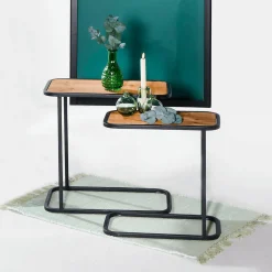 Set De Table 2 Pièces Métal Sapin-DecoWoerner New