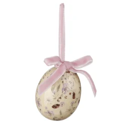 Set D'oeufs De Pâques à Suspendre En Mousse, Avec Motif Floral Et Noeud 8pcs.-DecoWoerner Clearance