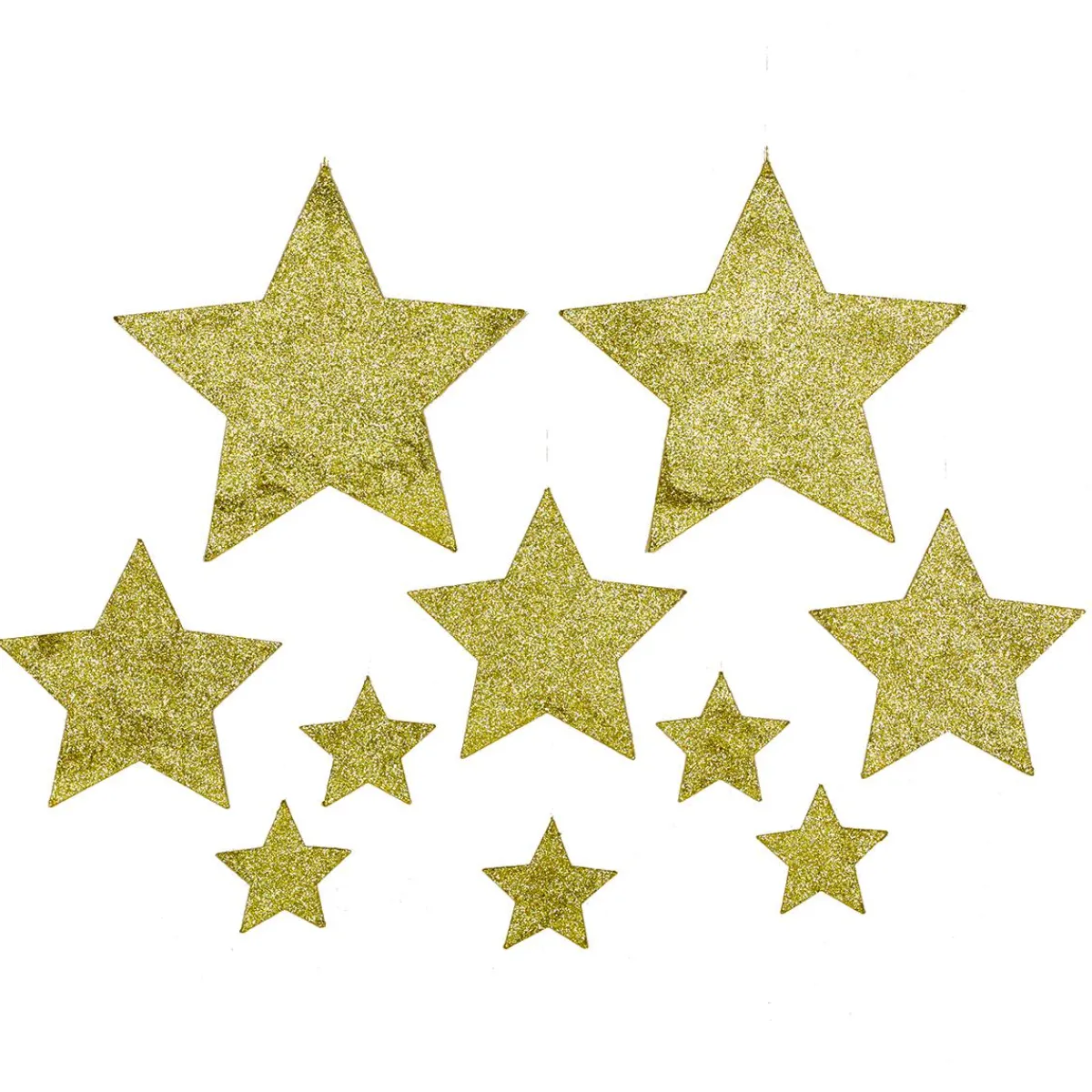 Set D'étoiles 2D, , 10 Pcs Suspensions Nylon-DecoWoerner Best