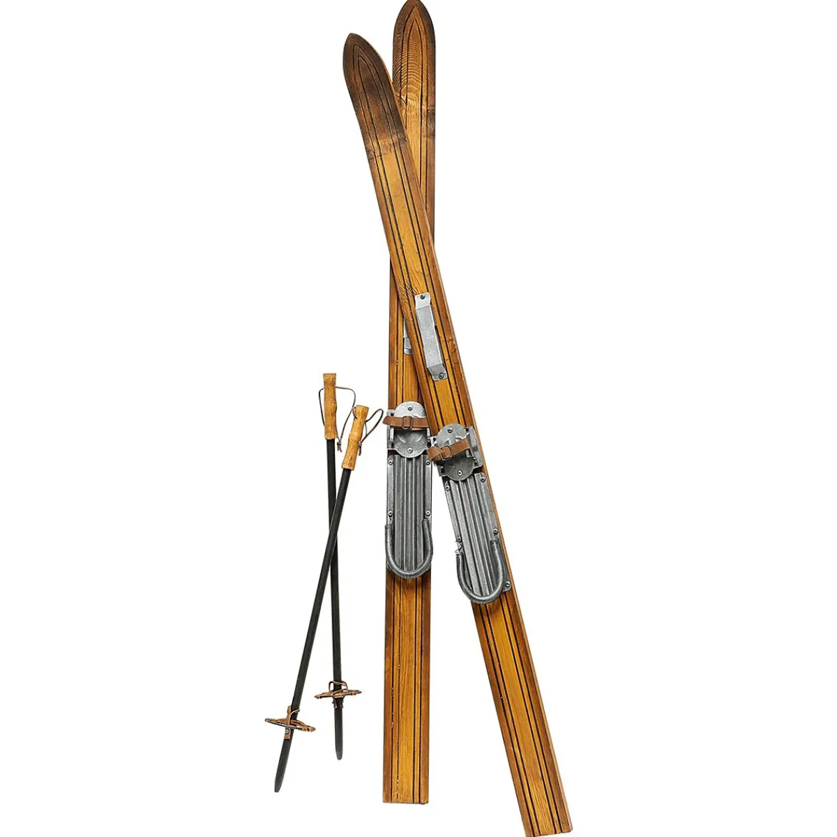 Skis Déco En Bois, Long. 140 Cm-DecoWoerner Sale