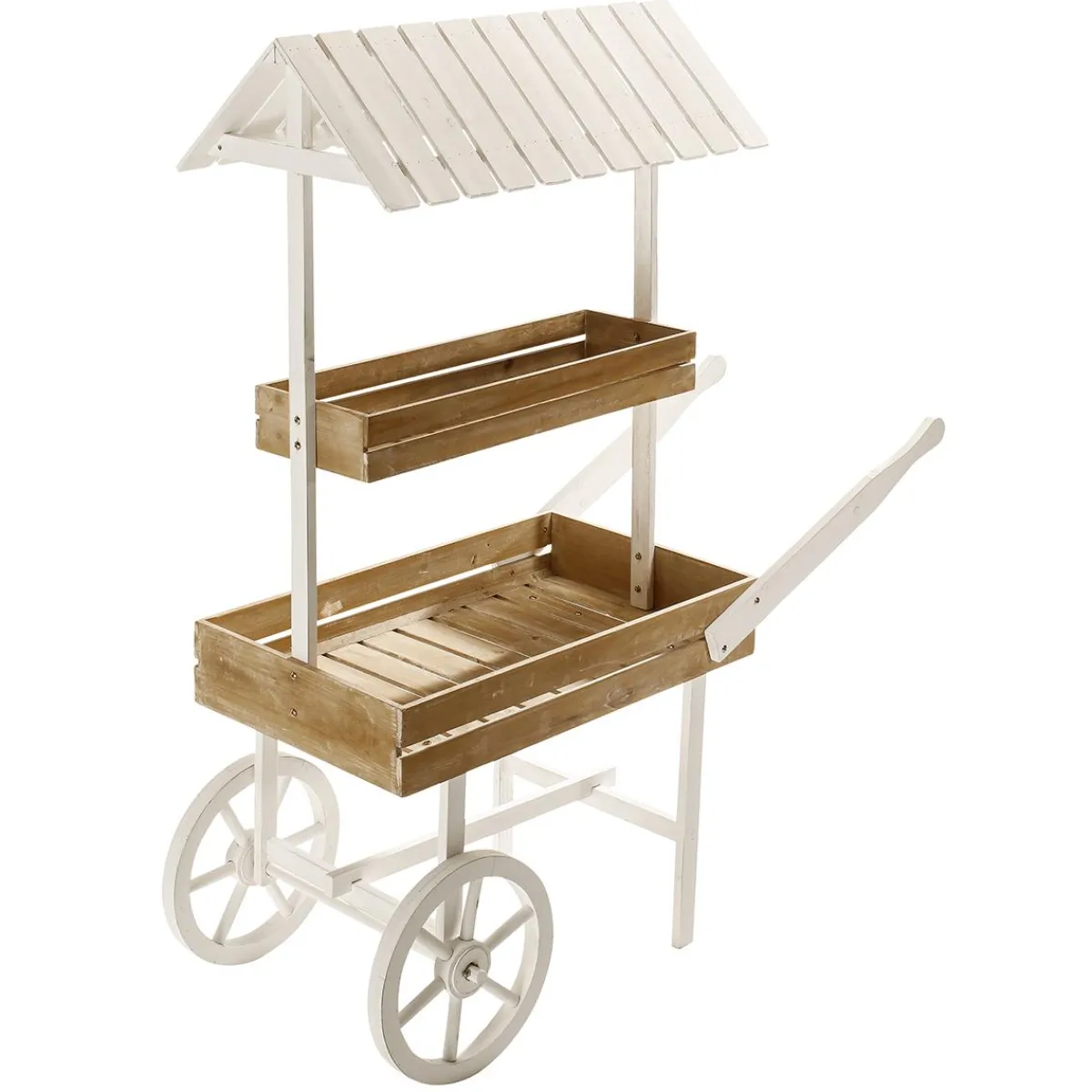 Stand D'exposition En Bois 2 étages-DecoWoerner Discount