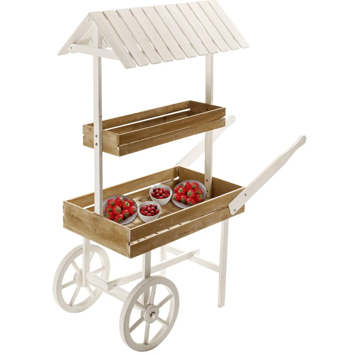 Stand D'exposition En Bois 2 étages-DecoWoerner Discount