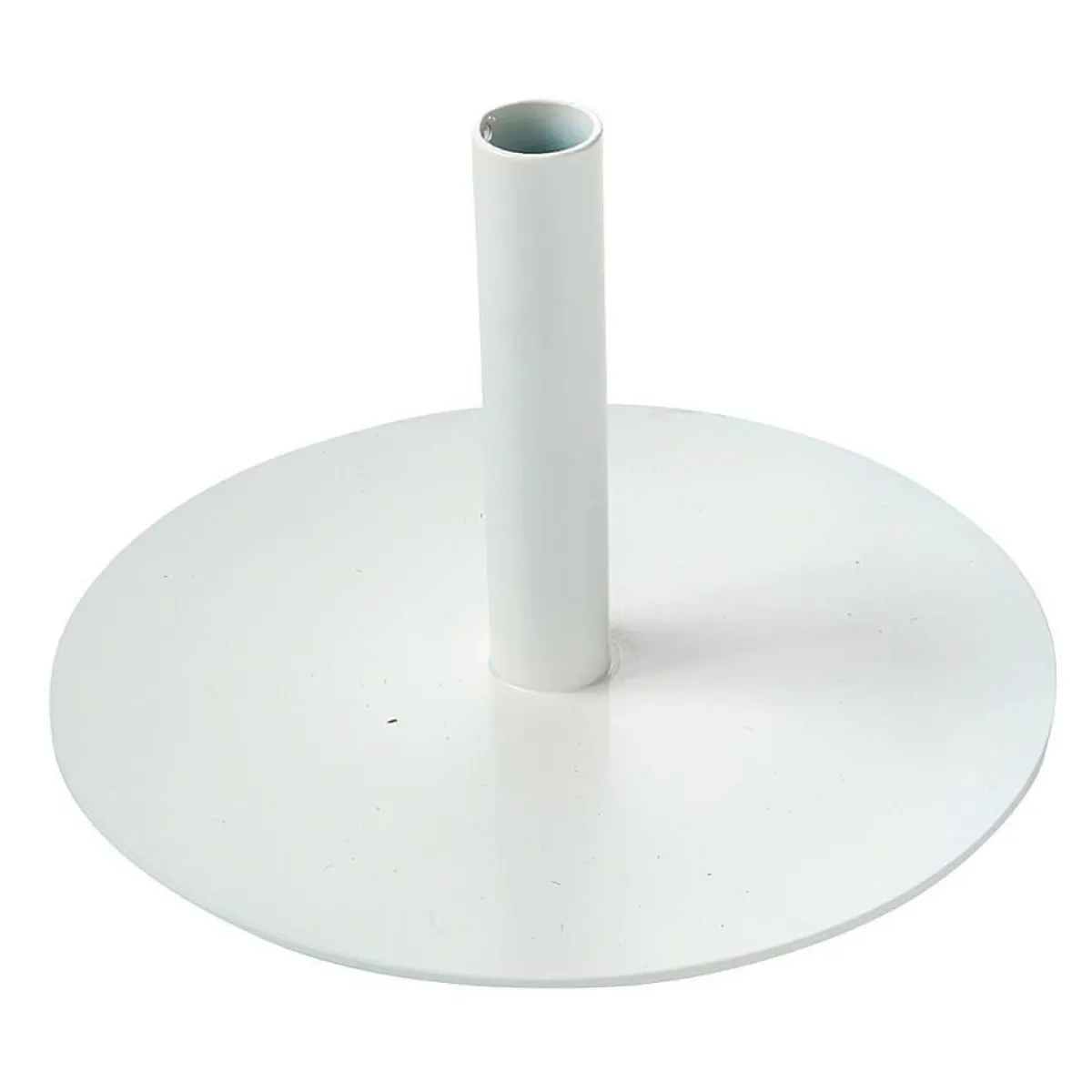 Support Métallique 1 Logement, Hauteur 15 Cm, Blanc-DecoWoerner Clearance