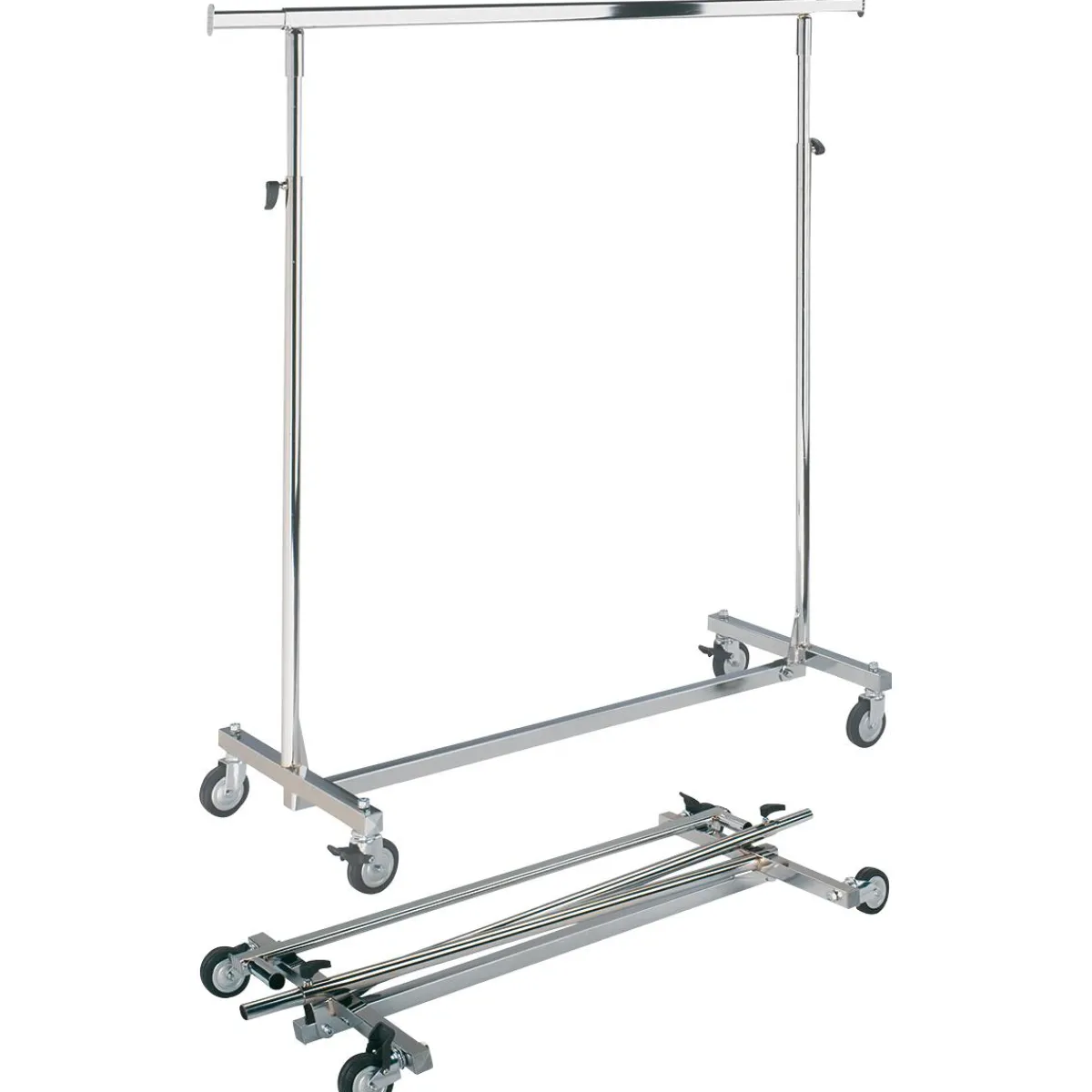 Supports Roulants Pliables, Réglables En Hauteur, Largeur 1m-DecoWoerner Outlet