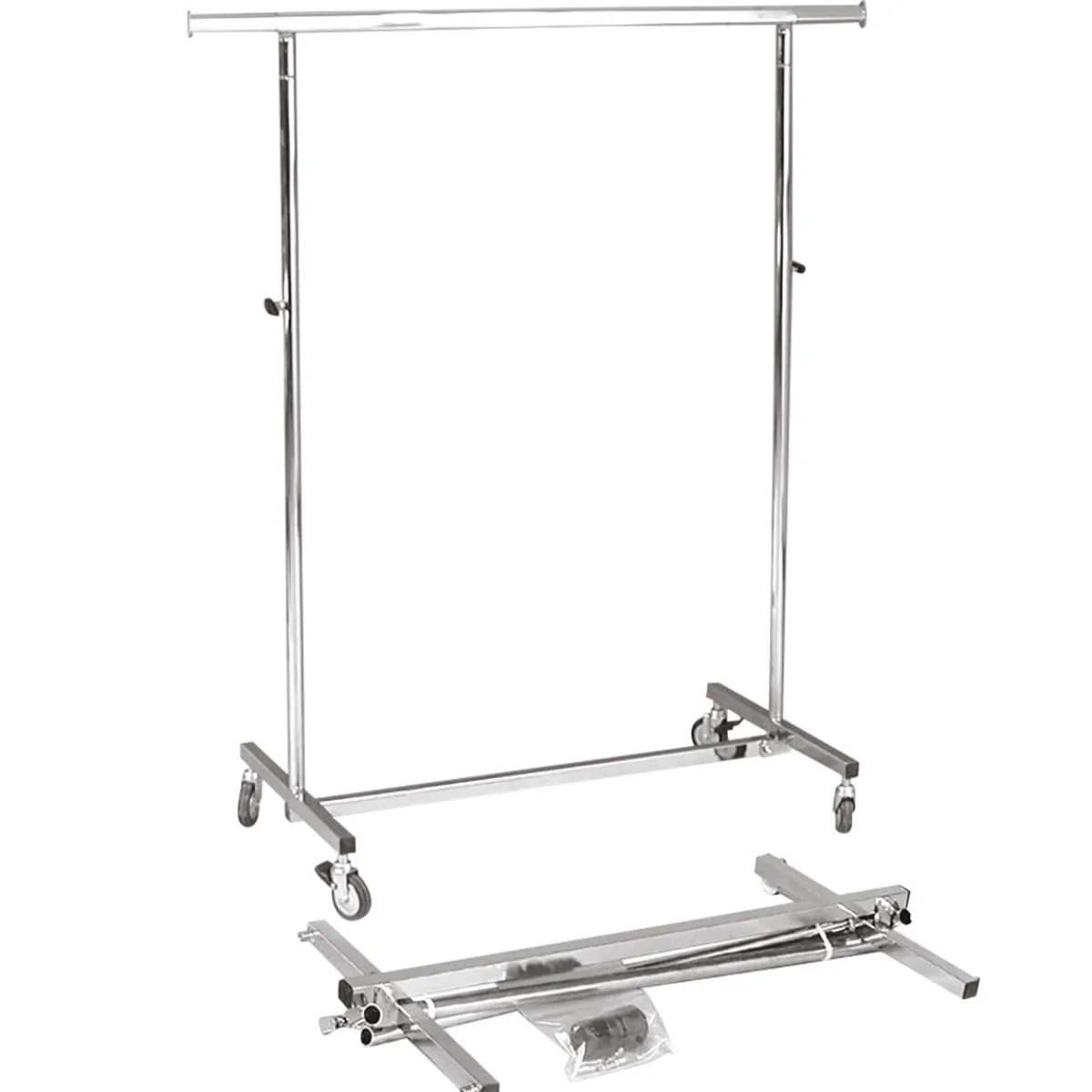 Supports Roulants Pliables, Réglables En Hauteur, Largeur 1m-DecoWoerner Outlet