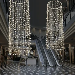 Suspension Chaîne Lumineuse à LED 24V Pour L’int., 1200 LED, 500 X 100 Cm-DecoWoerner New
