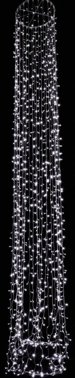 Suspension Chaînes Lumineuses LED, Lumière he, 300 Cm, Ø 65 Cm-DecoWoerner Clearance