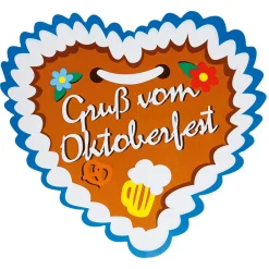 Suspension Cœur En Carton "Oktoberfest" Ø 30 Cm-DecoWoerner Sale