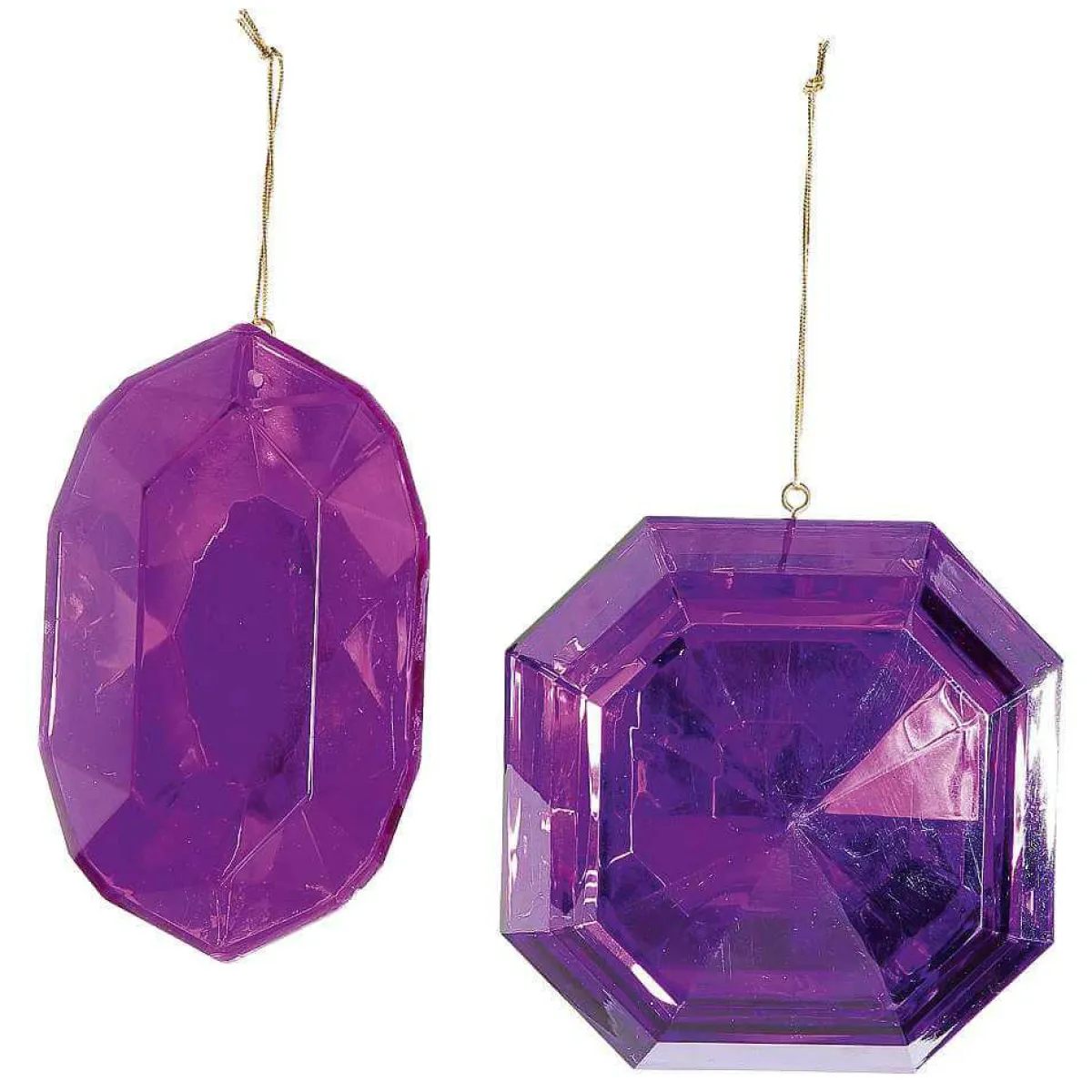 Suspension Diamants Mauve 2 Pces-DecoWoerner Outlet