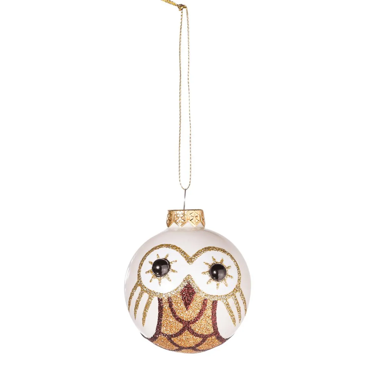 Suspensions Décoratives Boule En Verre "Chouette" 24 Pièces En Boîte-DecoWoerner Sale