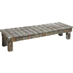 Table Basse Plate, 45 X 100 Cm-DecoWoerner Online
