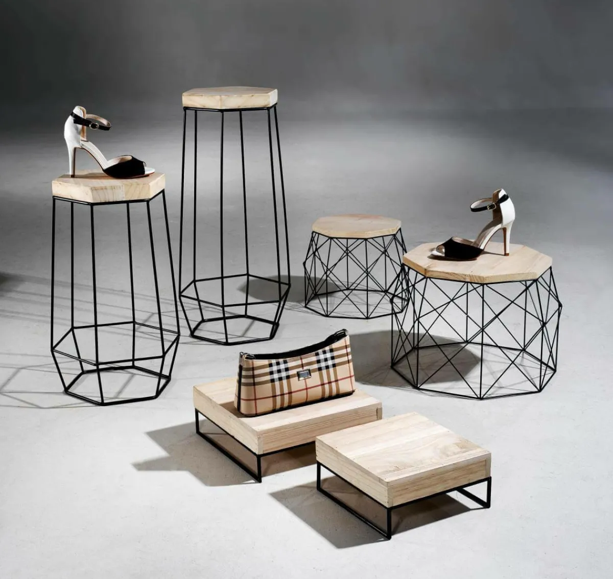 Table D'appoint "Hexagone" Lot De 2-DecoWoerner Hot