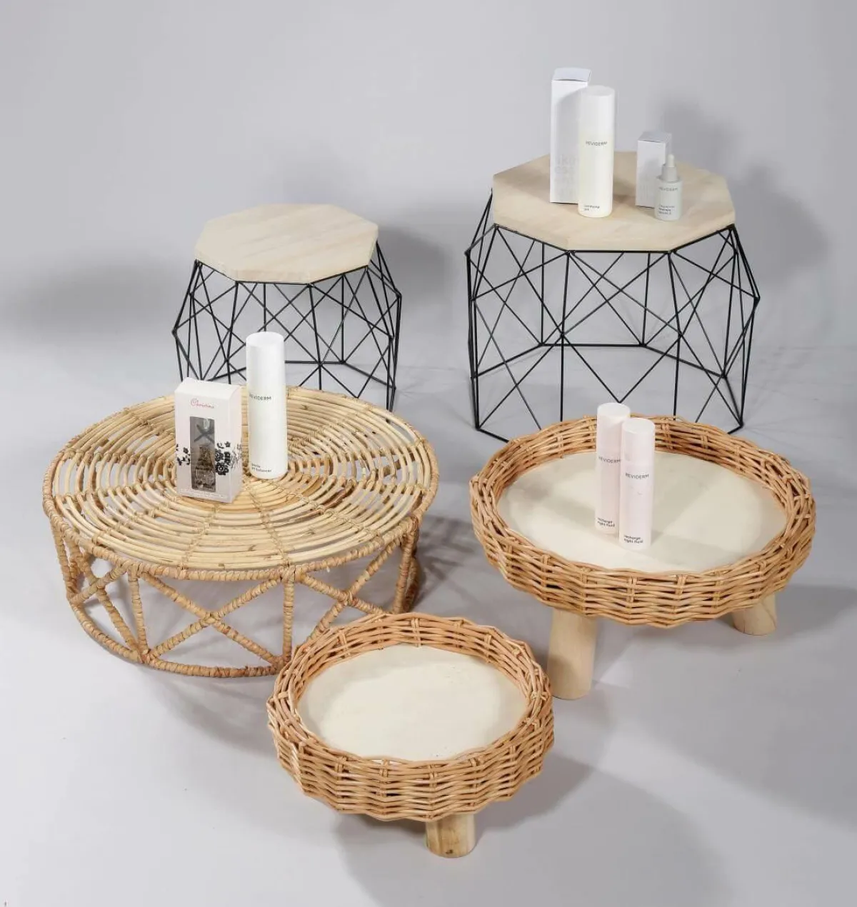 Table D'appoint "Hexagone" Lot De 2-DecoWoerner Hot
