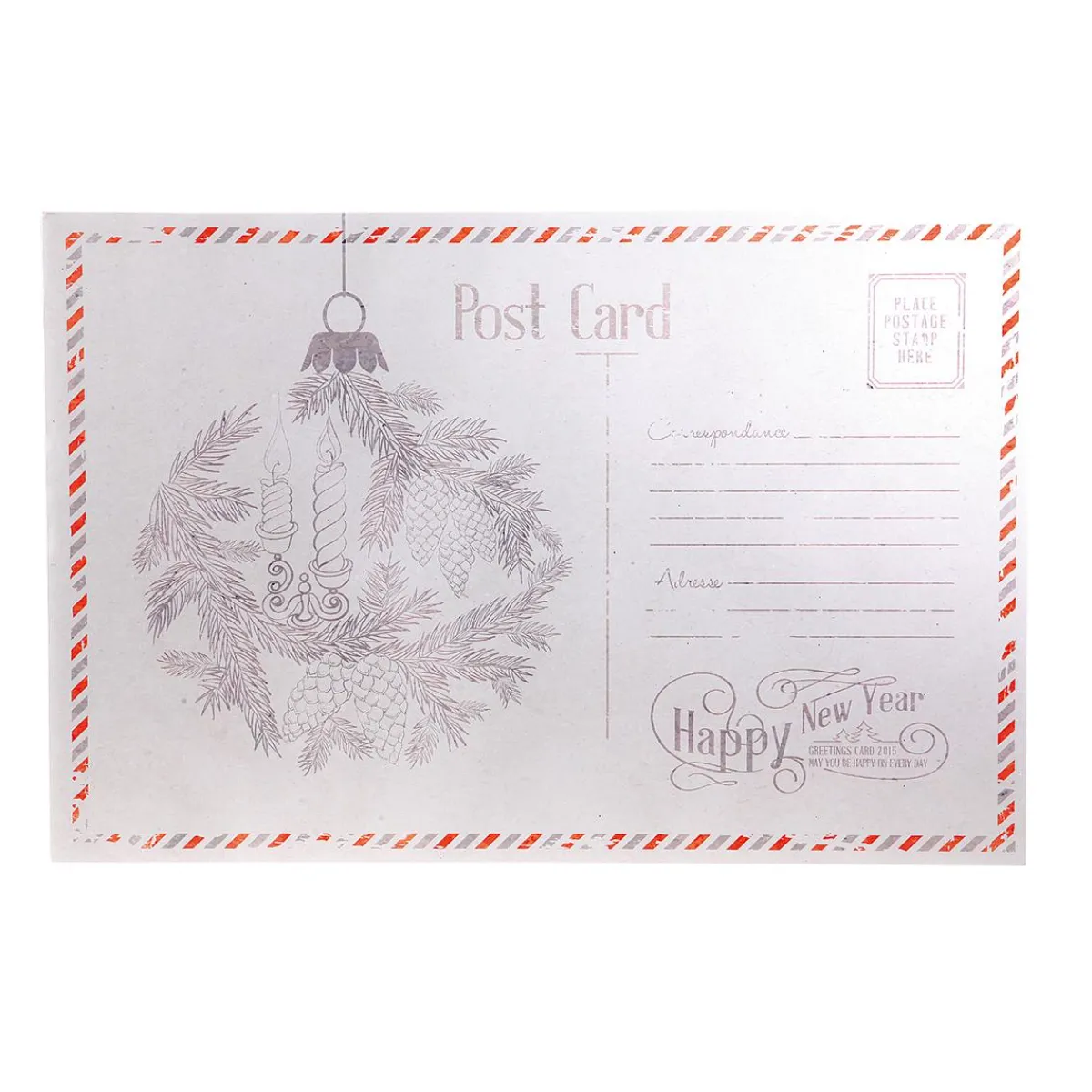 Tableau Décoratif "Carte Postale De Noël" 40 X 60 Cm-DecoWoerner Outlet