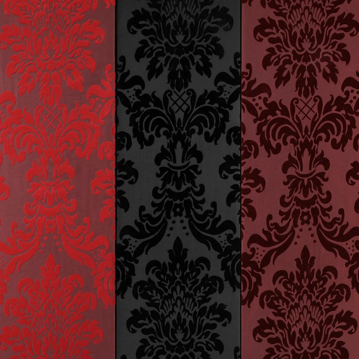 Taffetas à Flocage Velours Larg. 145 Cm,-DecoWoerner
