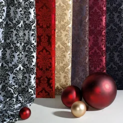 Taffetas à Flocage Velours Larg. 145 Cm,-DecoWoerner