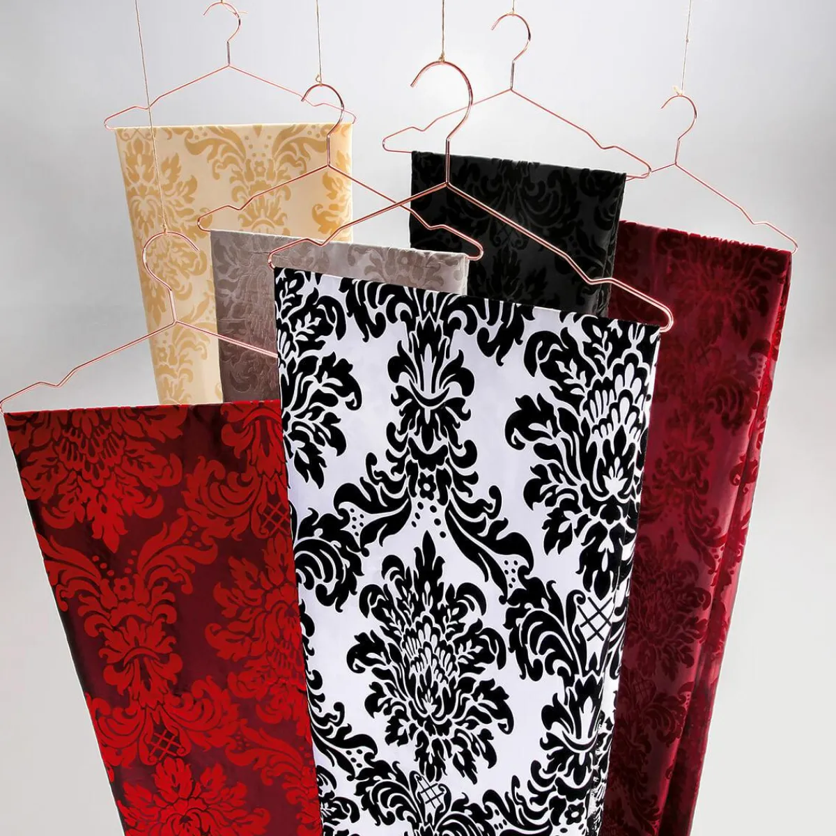 Taffetas à Flocage Velours Larg. 145 Cm,-DecoWoerner