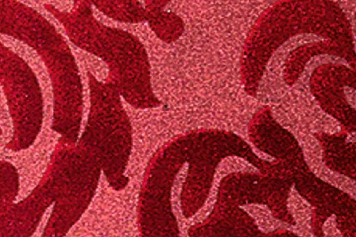 Taffetas à Flocage Velours Larg. 145 Cm, Bordeaux-DecoWoerner Best