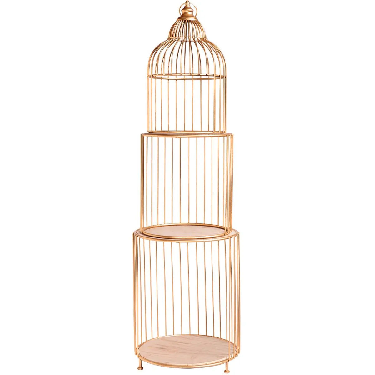 Étagère Cage à Oiseau, Haut. 140 Cm, B-ware-DecoWoerner Best