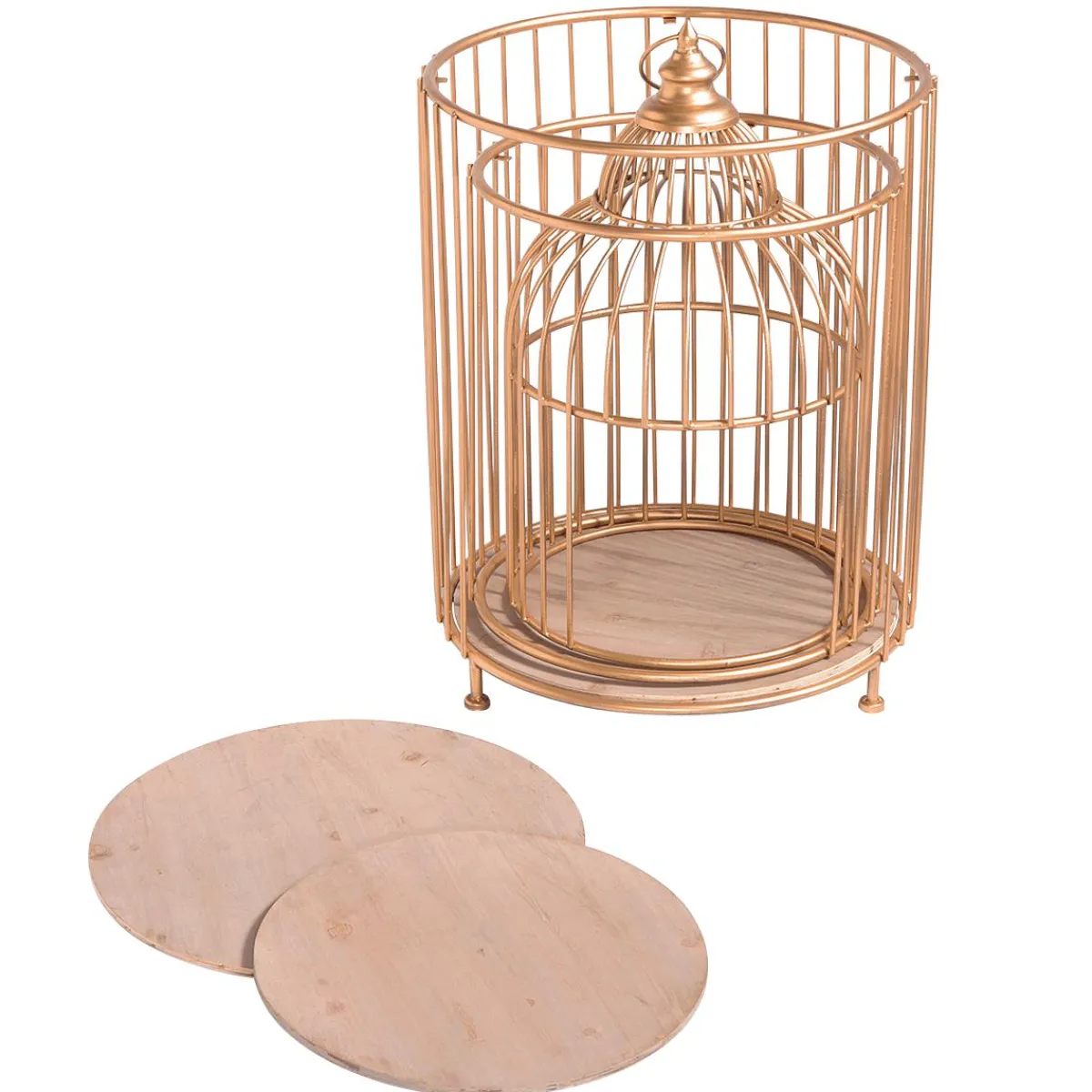 Étagère Cage à Oiseau, Haut. 140 Cm, B-ware-DecoWoerner Best