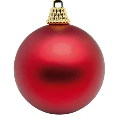 Tapis, Boules De Noël s En Plastique, 6 Cm Ø - 24 Pièces-DecoWoerner Discount