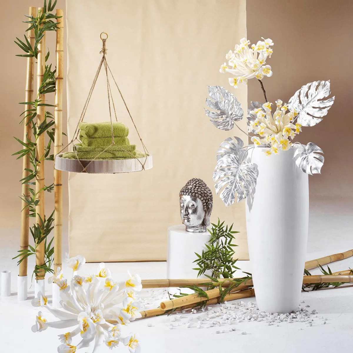 Tiges De Bambou Nature, 3 Pces-DecoWoerner Sale